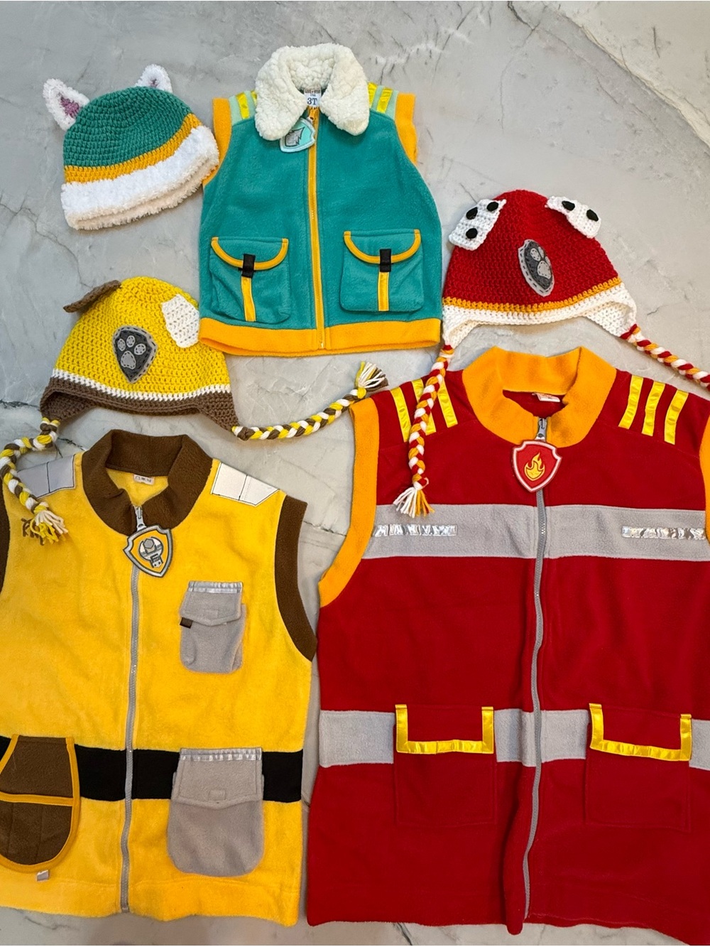 Paw Patrol Kids Costume Vest Set